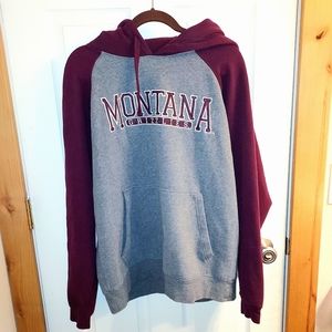 A Montana grizzlies hoodie, size large